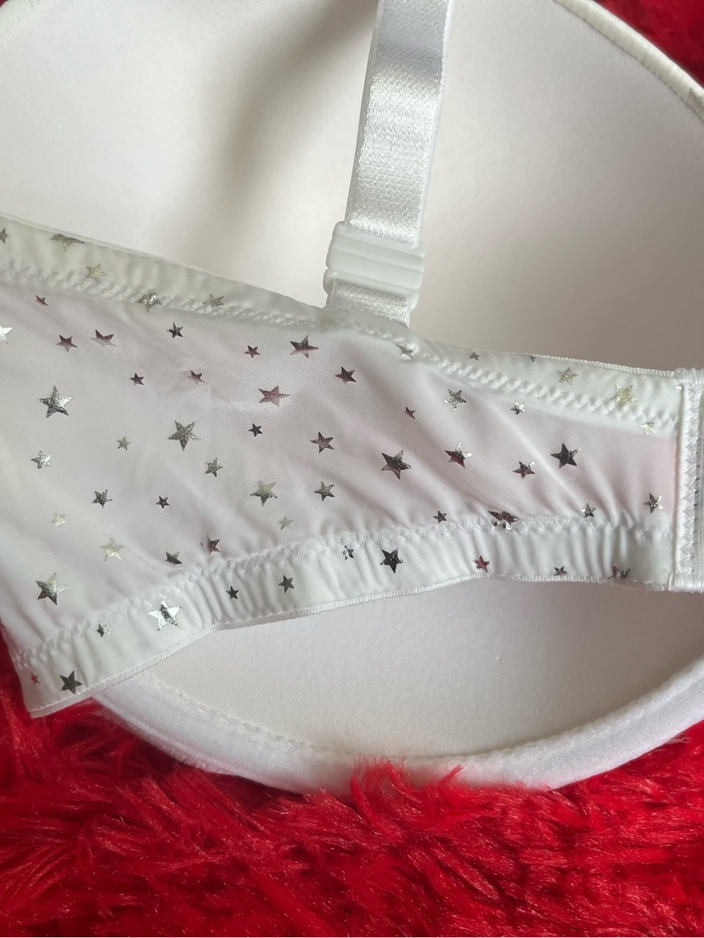 Victoria's Secret Sexy Tee Push Up Bra with Silver Star Print Size 34DDD NWT - Picture 13 of 13